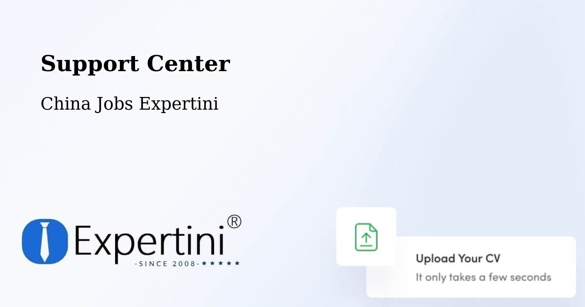 Support Services – Ningbo - China Jobs Expertini